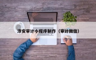 亳州淳安审计小程序制作（审计微信）